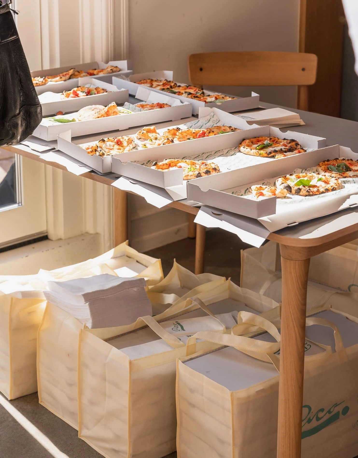Pizza ud af huset